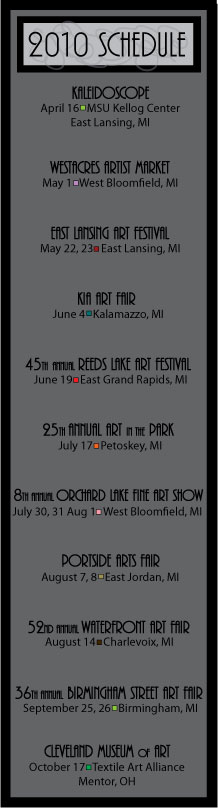 2010 Show Schedule
