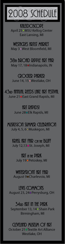 2008 Show Schedule